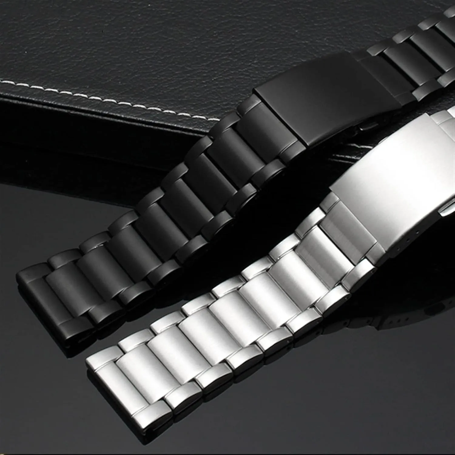 : 28mm) Stainless Steel watchband 22mm 24mm 26mm 28mm Men Solid Metal Bracelet sledding invent wale for Diesel DZ7333 DZ4344 Watches Band (Color : Golden, Size 
