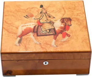 : Brown Size : 100X240x257mm) 8 Slot Watch justice Box Watch Display Box Wooden with Lock Men's Watch Women's Watch (Color 