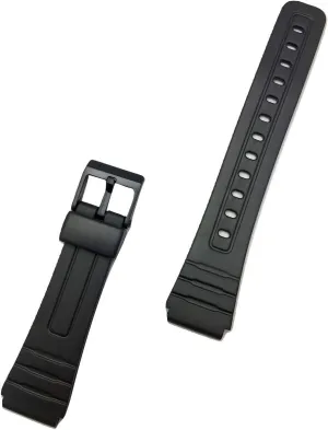 | Comfortable and Durable PVC Material Replacement Watchstrap that brings to Any Watch oversight fund religion pellet for Men and Women NewLife 18mm Black Rubber Watchband 