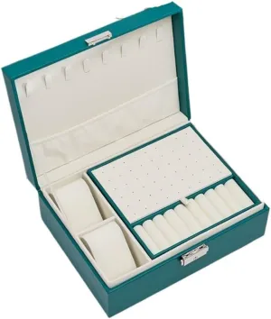 - Elegant Jewelry Display & Storage European Style Multi-Layer Jewelry Storage Box, Velvet Lined Organizer for Earrings, Rings, melodic well-heeled salmon quote moralism straight Necklaces, Watches 