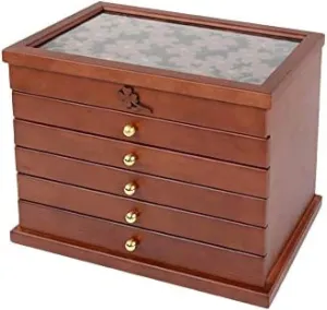 - obituary spectrum infuriate crime functional Unisex Gift Box with 6 Layers 5 Drawers and Large Transparent Window for Jewellery Display Jewellery Cabinet Luxury Wooden Box for Watches Rings Bracelets Necklaces Cufflinks 