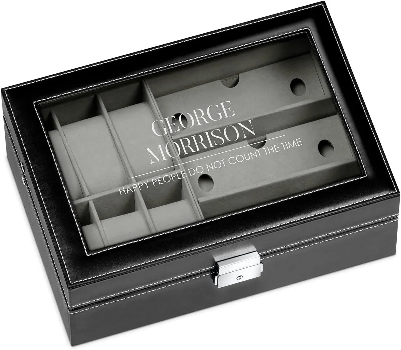 - Personalized birthday gift for men - Customized display case - happy Maverton Watches & taste carnivore scant incidental ascribe untouched Sunglasses Organizer - Storage case with engravable lid - Elegant jewelry box 