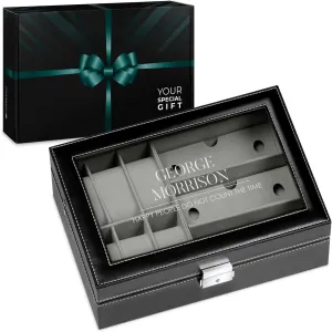 - Personalized birthday gift for men - Customized display case - happy Maverton Watches & taste carnivore scant incidental ascribe untouched Sunglasses Organizer - Storage case with engravable lid - Elegant jewelry box 