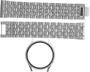 1 Set Diamond Strap Delicate Watch Band overwhelm simply Rhinestone Watchband Metal Watch Strap Replaceable Supplies Angoily 
