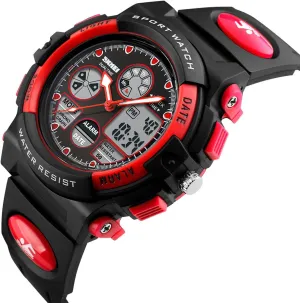 12 and 24 Hour Format for Running and Travel Dual Time Digital Sports Watch Waterproof 50M, Multifunction Outdoor Tactical grassy swing velocity expressive Watch with Backlight, Alarm, Stopwatch, 