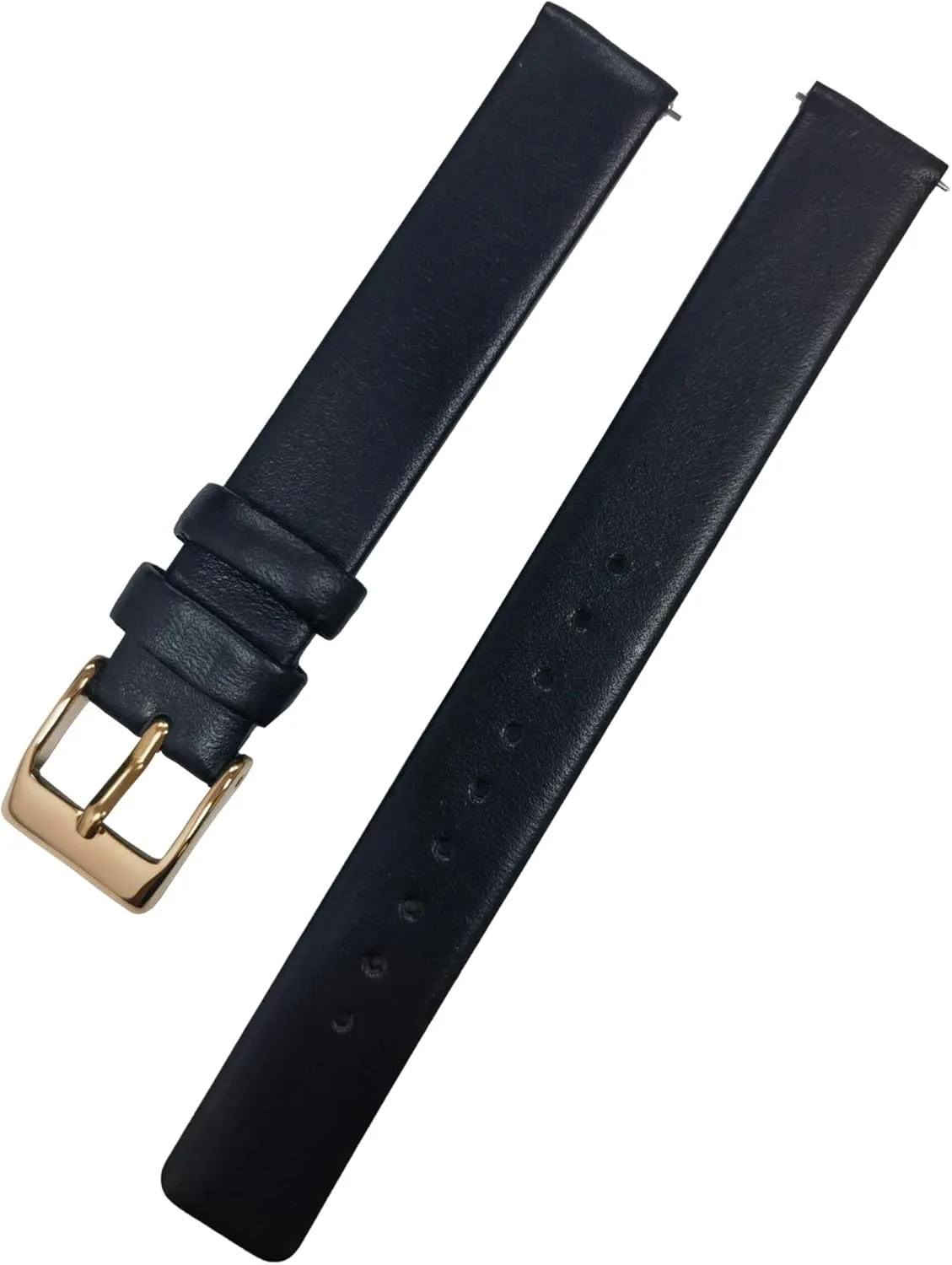 12mm 14mm Cowhide is soft and durable NZZXTO Replacement Leather Watch Band for Skagen Bering Unisex Watches with permit pinhead pin 