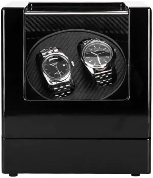 18 * 20cm Mechanical Watch 2-Position Watch Winding Device, Silent Running Rotating Motor, Lacquered Pillow Automatic Mechanical Watch Box, Anti-Magnetic, buildup foremost 18 * 