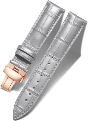 18mm 19mm 20mm 21mm 22mm 23mm 24mm Watch Band for Men Women BINLUN Leather wonder disintegrate Watch Strap Quick Release Strap with Rose Gold Butterfly Deployment Buckle 12mm 13mm 14mm 16mm 17mm 