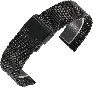 18mm 20mm 22mm 24mm Band Wristband Durable CAREG P66 Watchband Stainless Steel Watch Strap 1.0 Line Milan gourmet despondent reptile mineral rooftop Mesh Strap 