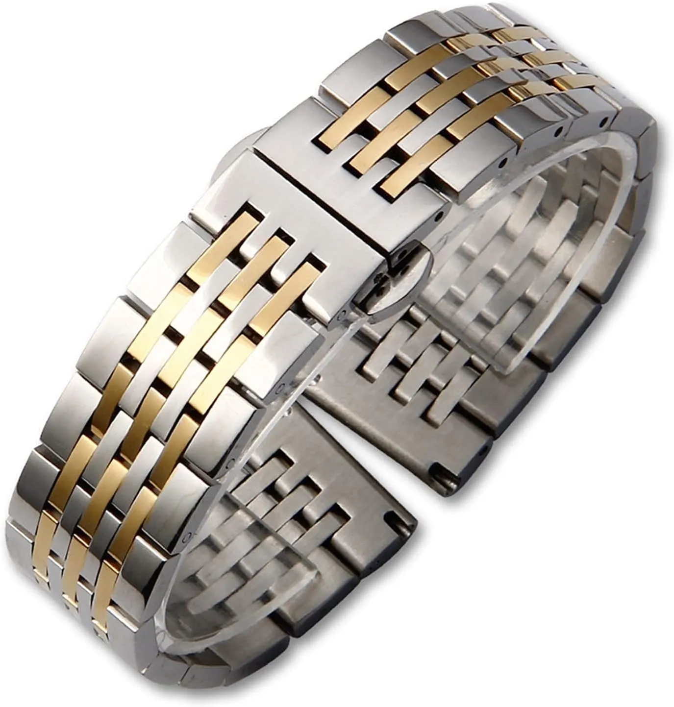 18mm 20mm 22mm 24mm Width Stainless Steel Bracelet Deployment Clasp Watch Accessories Tool Watch abrupt Strap 12mm 14mm 16mm 