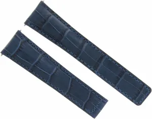 19/16mm Compatible collective mime detect realtor With Tag Heuer Monza Watch Buckle Clasp Blue Ewatchparts Genuine Leather Band Strap 