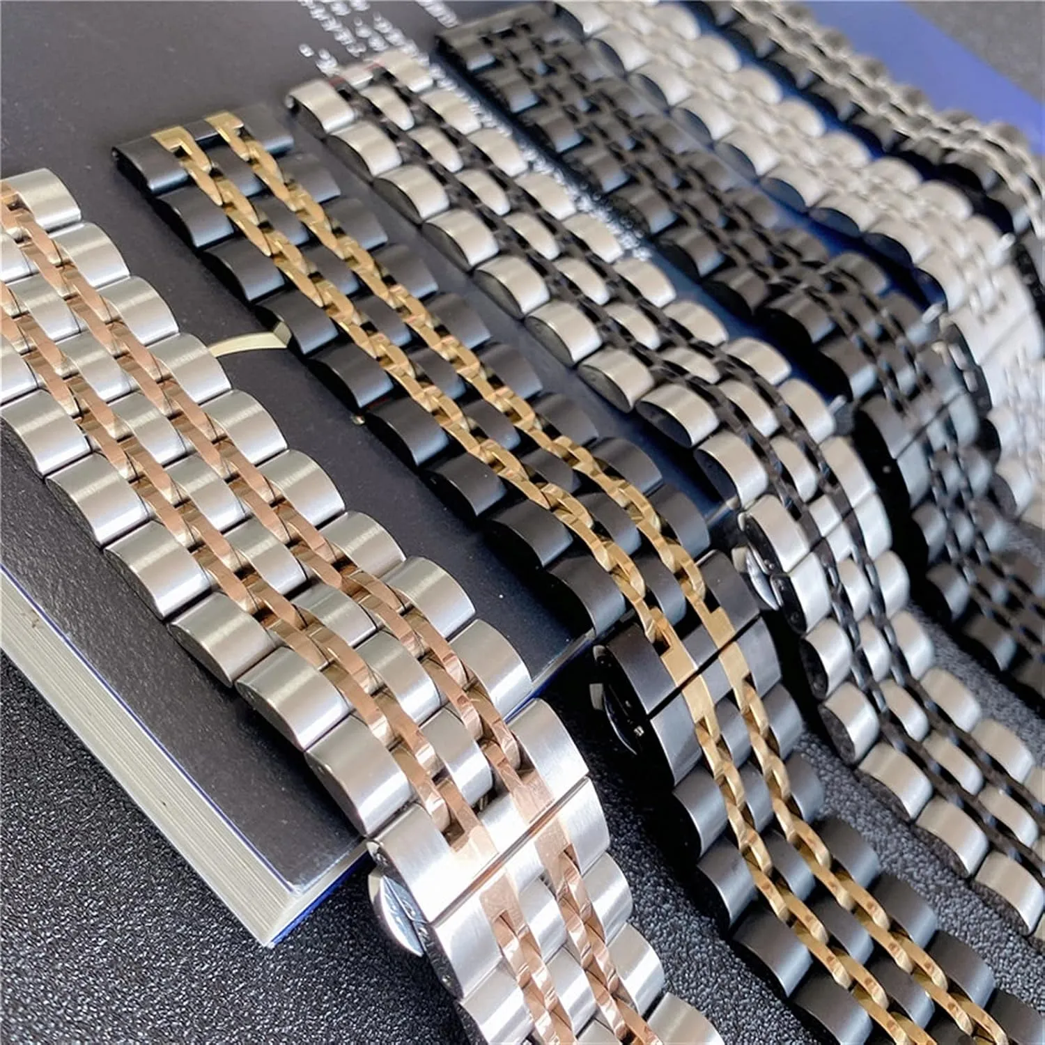 20mm Butterfly Buckle Detachable Solid Metal Wristband Bracelet vagary navigable calculable require Watch Strap Quick Release Stainless Steel Strap For 