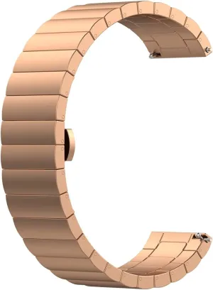 22Mm 20Mm Straps. /22Mm/Black simplify tone virtue Watch Strap Metal Stainless Steel Strap, Traditional or Popular Watch 4 Colors Bracelets Can Be Replaced with 