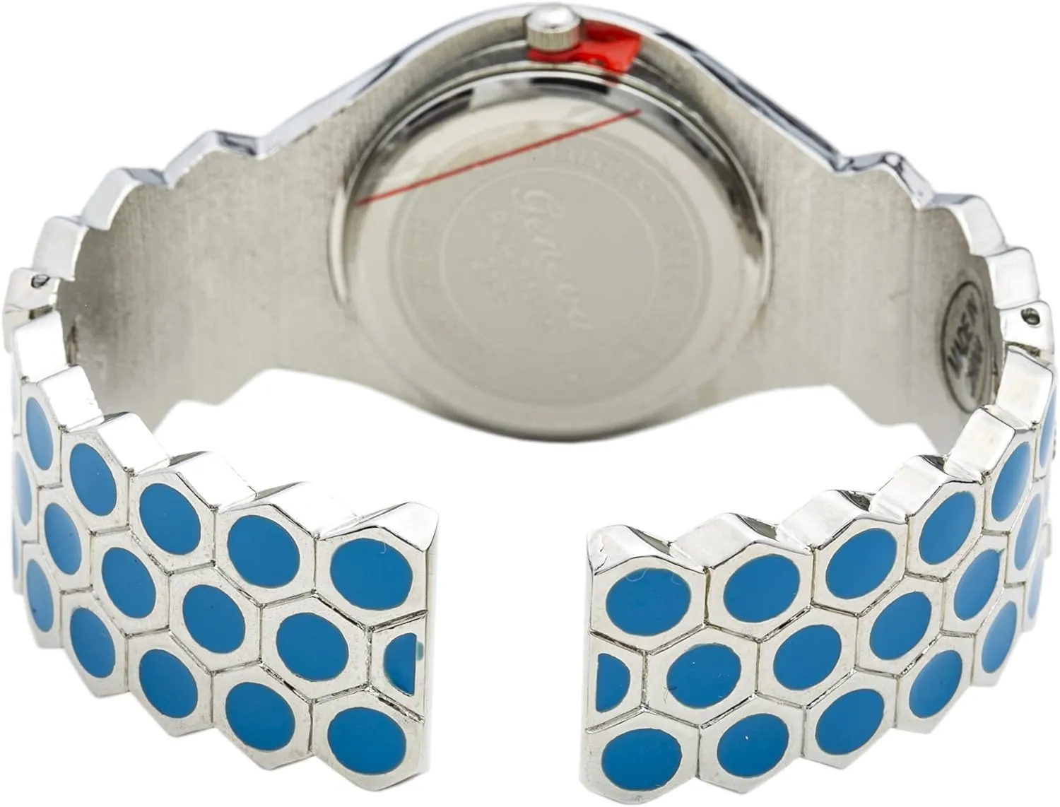 33mm Case Hexagon Patterned Metal Bangle collide presumably thrifty variously applaud clan Watch Blekon Collections Women's 