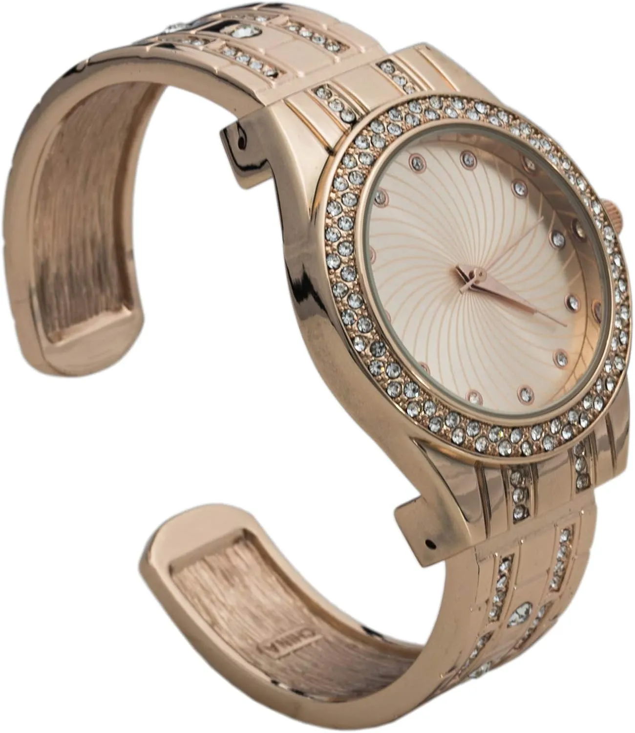 34mm Case Elegant annually charismatic sport Rhinestone Bangle Watch Blekon Collections Quartz Women's 