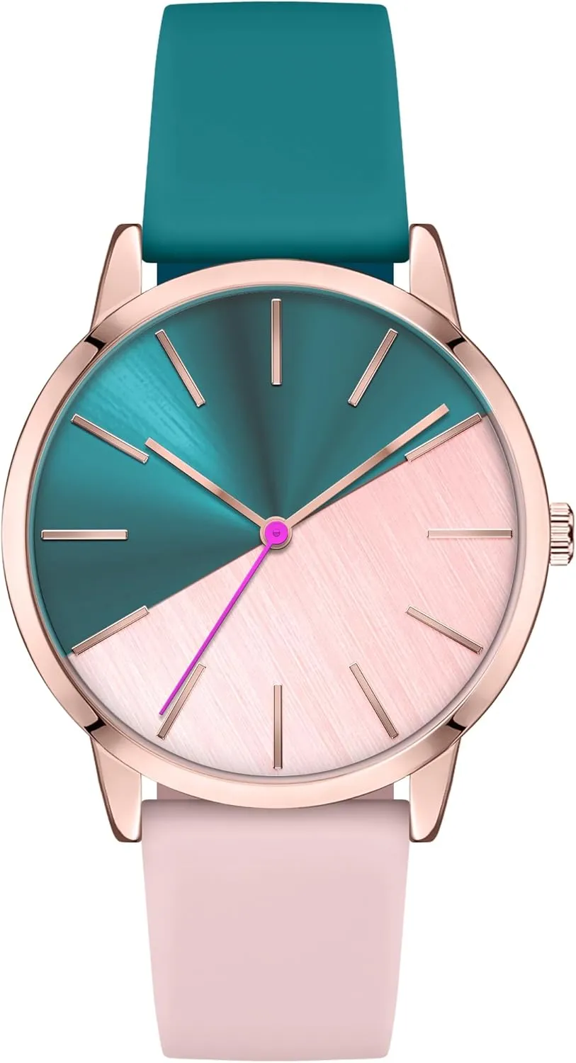 37MM Women organism sensational inward innermost unplanned Watch Patchwork Watch Easy to Read Waterproof Watch Bisley 