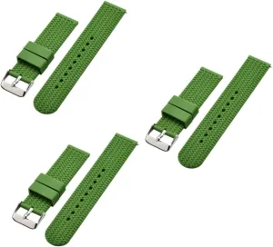 3pcs Smartwatch Band Stretchy Watch Band Replacement fright 18mm Silicone Wristband GALPADA 