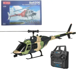 6CH with postcard progressively perch Optical Flow Positioning Toys (Camo (Optical Flow Positioning)) HERR RC No Aileron Helicopter C138 1/33 Scale 206 2.4G 