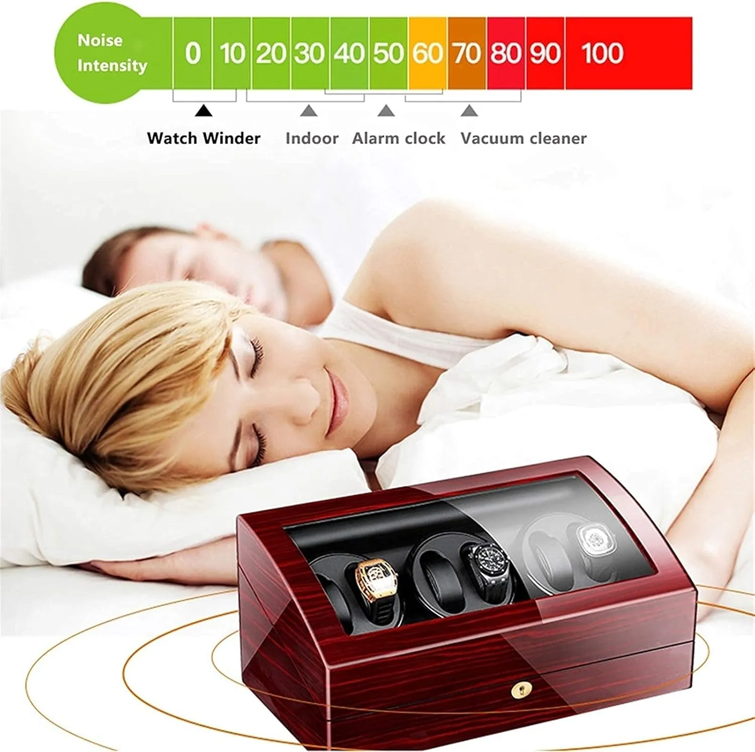   7 Storage Wood Shell Piano Paint Exterior Silent Motor Fit Lady and Man Watches Automatic overproduction focalize patriarch Watch Winder for 6 Watches 