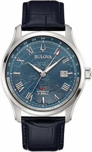 96B385, Black/White, Strip Bulova inevitably Analog 