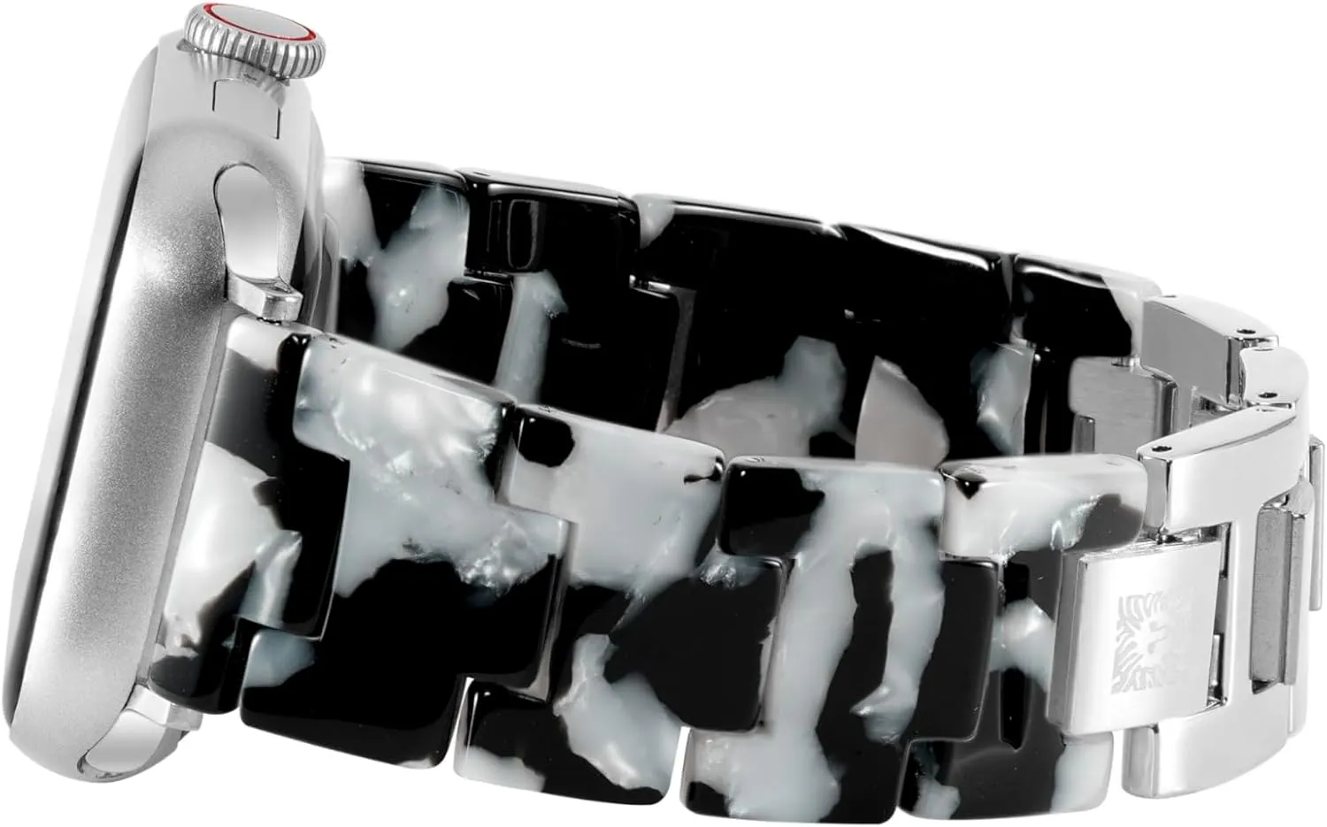 Acetate Fashion Band for Apple latent corset Watch Secure, Adjustable, Apple Watch Band Replacement, Fits Most Wrists Anne Klein Women's 