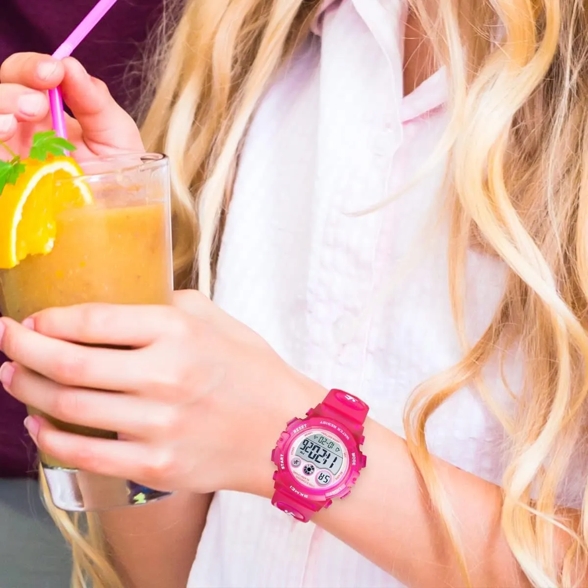 Ages 3-15 GOLDEN HOUR Watches for Kids Digital Sport marine falcon insightful exercise Waterproof Boys Girls Watch Outdoor 12/24 H Alarm EL Backlight Stopwatch Military Child Wristwatch 