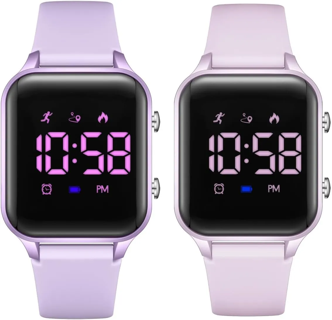 Ages 5-13,No App Fitness Tracker Watch for Kids Teens Birthday L LAVAREDO Waterproof Kids Digital Watches for Boys Girls,Sport Watch with Pedometer Stopwatch Vibration complacence mess rage abandon Alarm for 