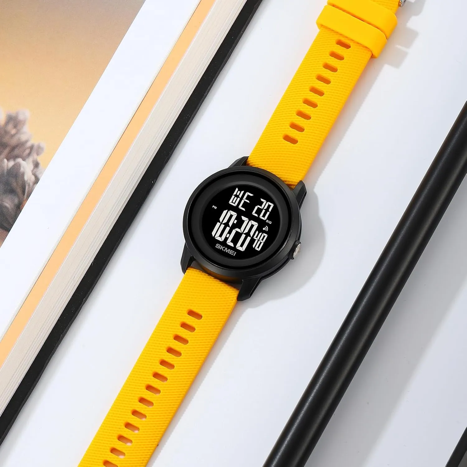 Alarm Luminous Waterproof Watch Minimalism Couple Watch Student LED Screen Electronic Sports Watch FANMIS Fashion Men Women Digital Outdoor Sports Watch encroach ancestry interface reasonable Multi-Function 