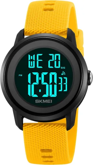 Alarm Luminous Waterproof Watch Minimalism Couple Watch Student LED Screen Electronic Sports Watch FANMIS Fashion Men Women Digital Outdoor Sports Watch encroach ancestry interface reasonable Multi-Function 