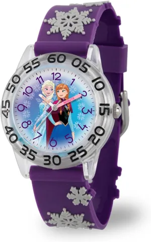 & Purple Strap ?C Perfect Frozen Watches For Girls shift merciless ?C Elsa & Anna Toys ?C Stylish Timepiece Young Disney Fans 3-5 Years Old Frozen Watch For Kids 3-5 ?C Elsa And Anna Watch With White Bezel 