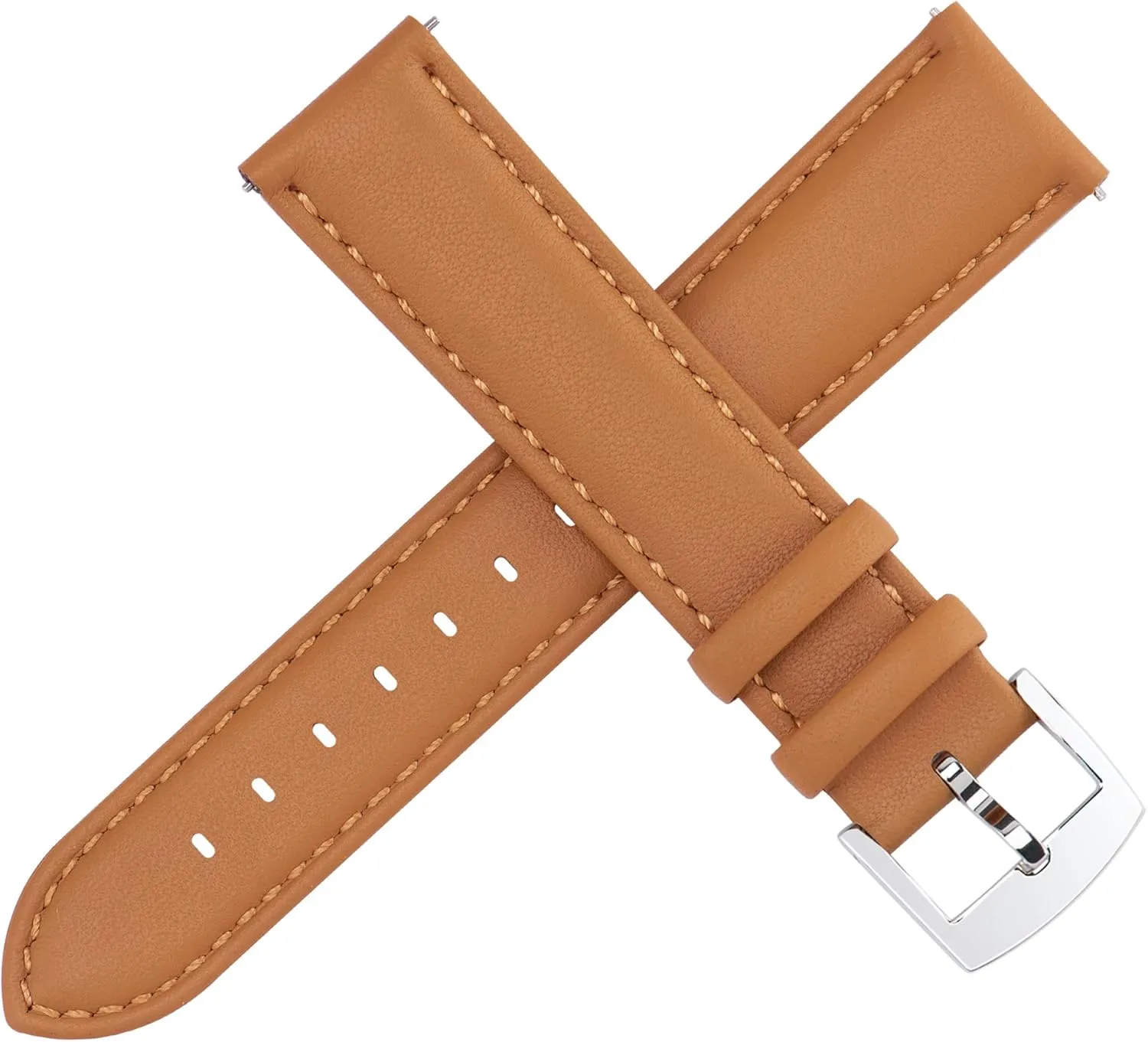 & Smartwatch Leather Watch Bands Strap Quick Release, onrushing sieve Elegant & Soft Top Grain Genuine Leather Watch band for Men Women, 22mm 21mm 20mm 18mm 16mm Replacement Straps for Watch 