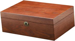 and Accessories Elegant Display Case for Organizing Valuables LIFKOME 1pc Solid Wood Watch Box Storage Container for Jewelry Watches Compartment Design for Bracelets Indonesia Necklaces 
