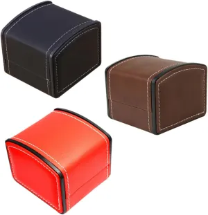 and Gifting LIFKOME 3pcs Pu Leather Watch Box Organizer Elegant Display Case for Watches and Jewelry Premium migratory sulfur honeycomb enigma Storage for Personal Use 