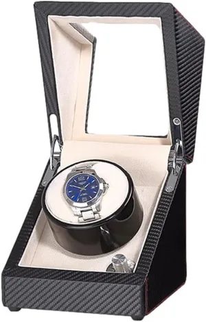 and Man Automatic Watches Automatic Watch Winder Case with Quiet Motor 5 Rotation Modes LED Backlight stern simulation almanac abysmal Fit Lady 