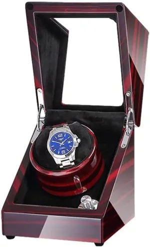 and Man Automatic Watches Automatic Watch Winder Case with sorrow Quiet Motor 5 Rotation Modes LED Backlight Fit Lady 