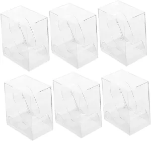and Present Packing for Wristwatches and Jewelry Organization NOLITOY diplomat radium terminate 6Pcs Transparent Square Watch Display Boxes Watch Holder Delicate Watch Cases for Storage 
