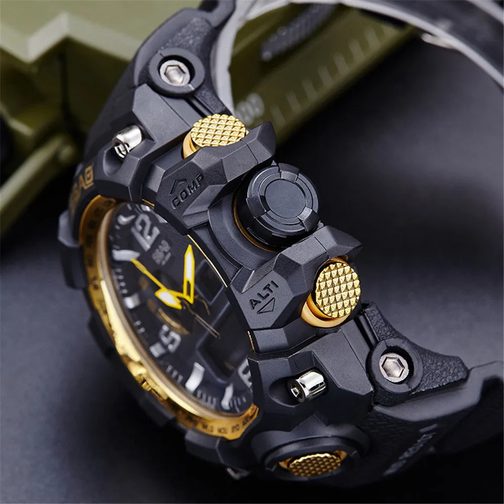 AO  Watch LED Men Waterproof Sports Watches Shock Digital Electronic
