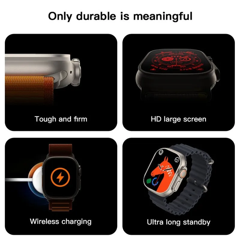 ApexX: 1.99" Affordable Bluetooth Calling Smartwatch with Magnetic Wireless Charging