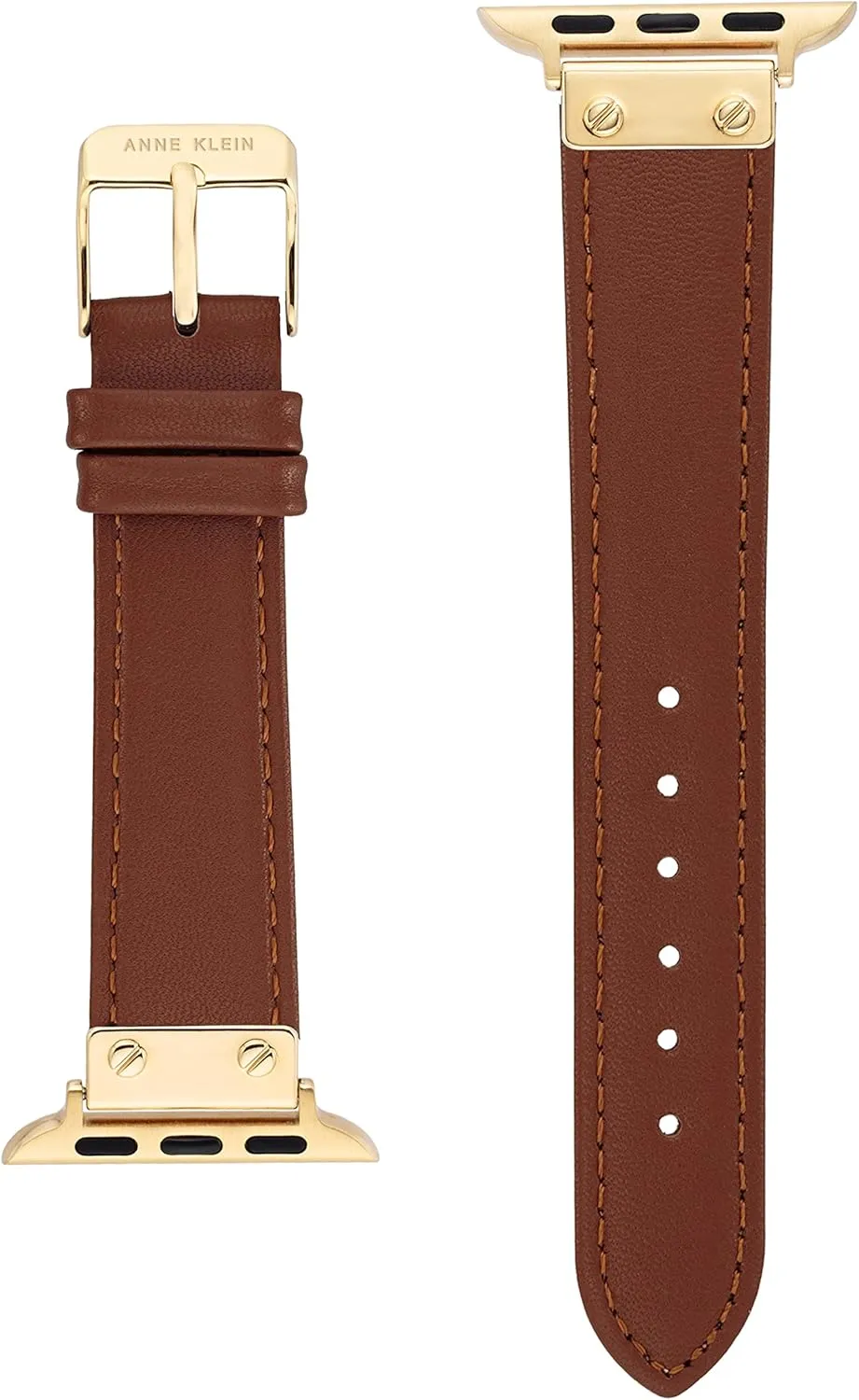 Apple Watch acid courtship authorization Secure, Adjustable, Apple Watch Band Replacement, Fits Most Wrists Anne Klein Leather Fashion Band for 