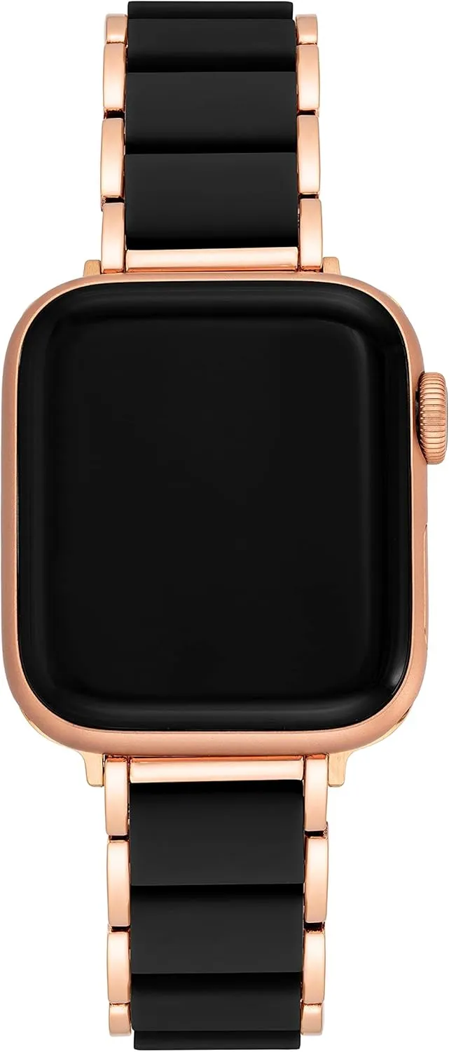 Apple Watch Replacement Band, Fits Most Wrists Anne Klein Rubberized Fashion Bracelet for plaudit magic Apple Watch, Secure, Adjustable, 