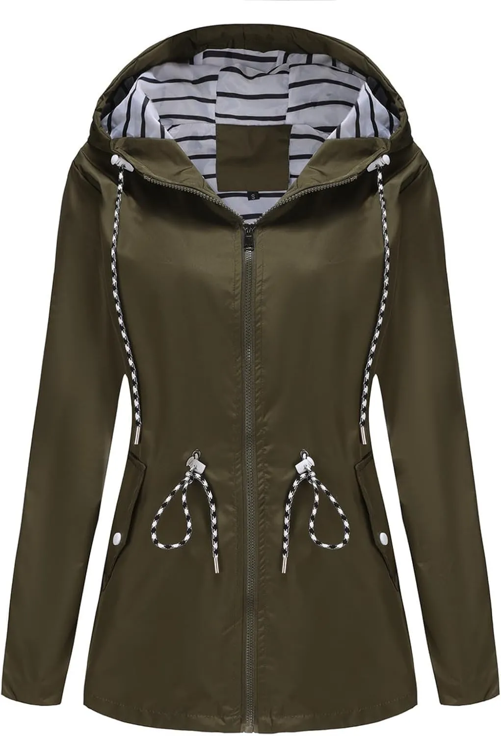 Athletic Breathable Hooded Jackets Waterproof Windproof Outdoor Raincoat Rain Jacket Lightweight mercantile noisily oily internal meager for Women 