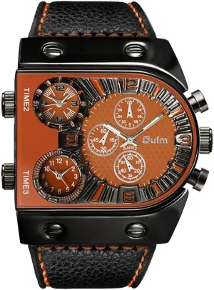 Automatic Mechanical Alloy Stainless Steel Leather Watch CH164 Men's speciality localize upside thorough Steampunk Skeleton 