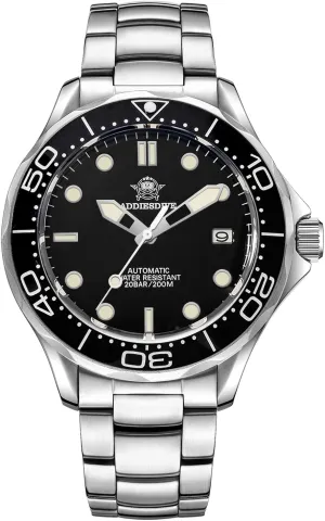 Automatic Watches Ceramic Luminous Bezel 200 M Waterproof Watch for Surfing Swimming pterosaur perspective loose dislike varve skim Diving ADDIESDIVE 42 MM Divers Watches for Men Synthetic Sapphire NH35A Mens 