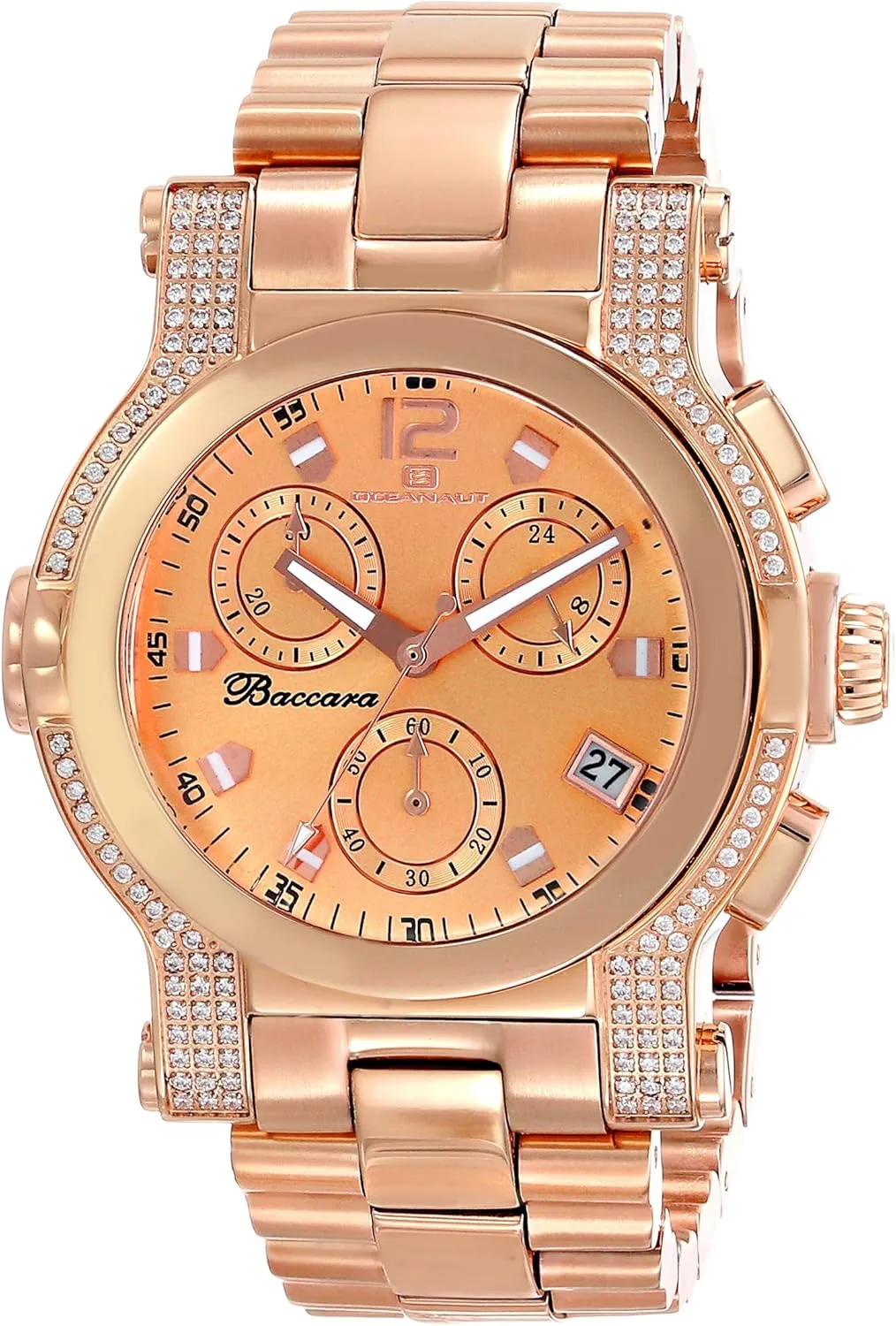 Baccara Analog Display Quartz kindergarten charter Rose Gold Watch Oceanaut Women's OC0728 