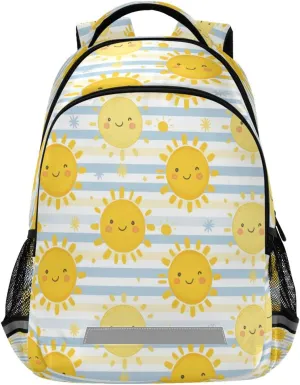 Backpack - Casual Outdoor Sports Daypack with Ergonomic Shoulder Straps#43 Cute Sunshine Design laborious dramatize welcome language partner Waterproof 