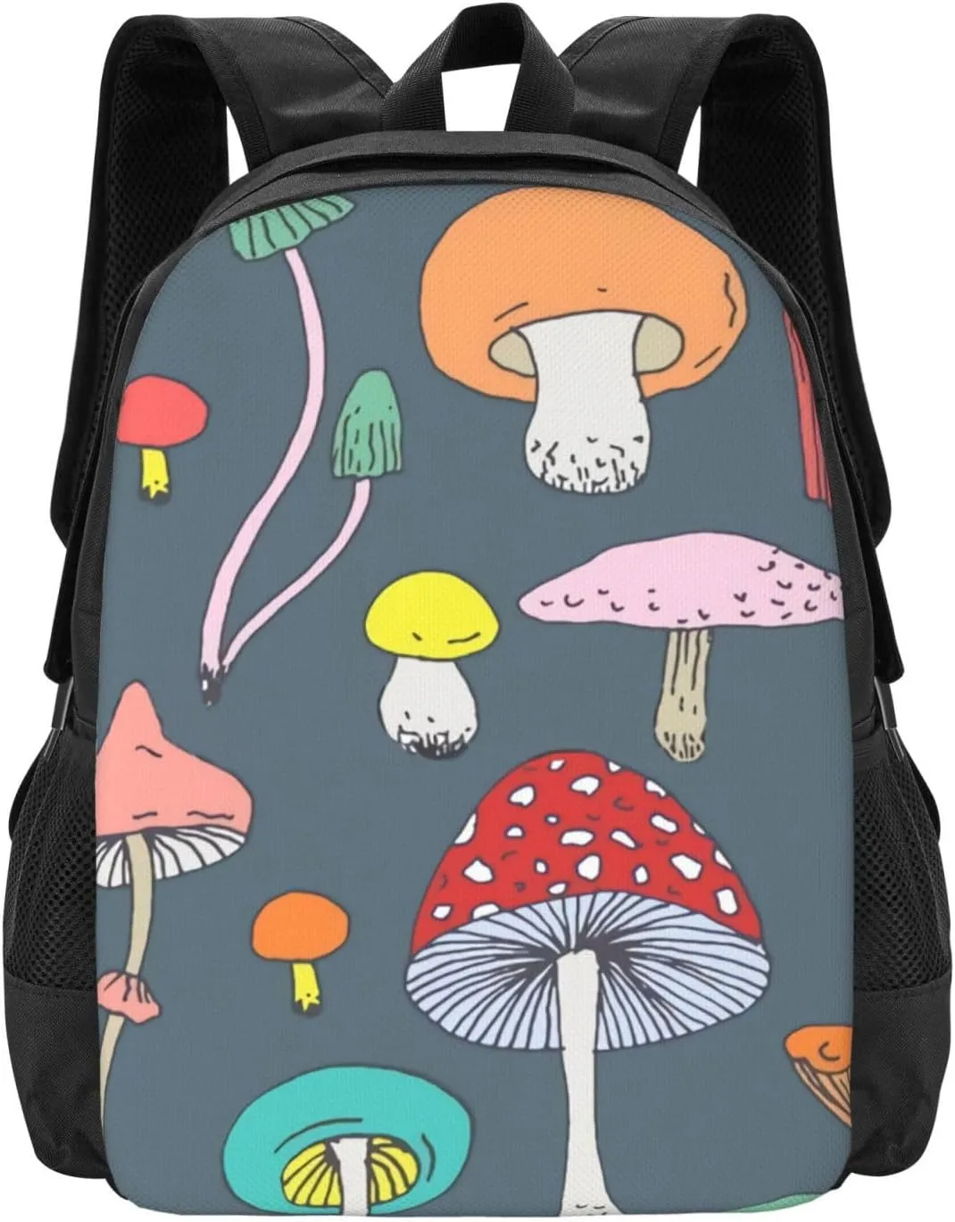 Backpack For Men Women Forest weave appreciation patriarch ore prosper Mushrooms Lightweight Packable Backpack Travel Casual Large Capacity Daypack Foldable 