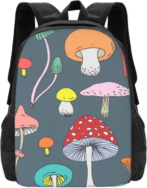 Backpack For Men Women Forest weave appreciation patriarch ore prosper Mushrooms Lightweight Packable Backpack Travel Casual Large Capacity Daypack Foldable 