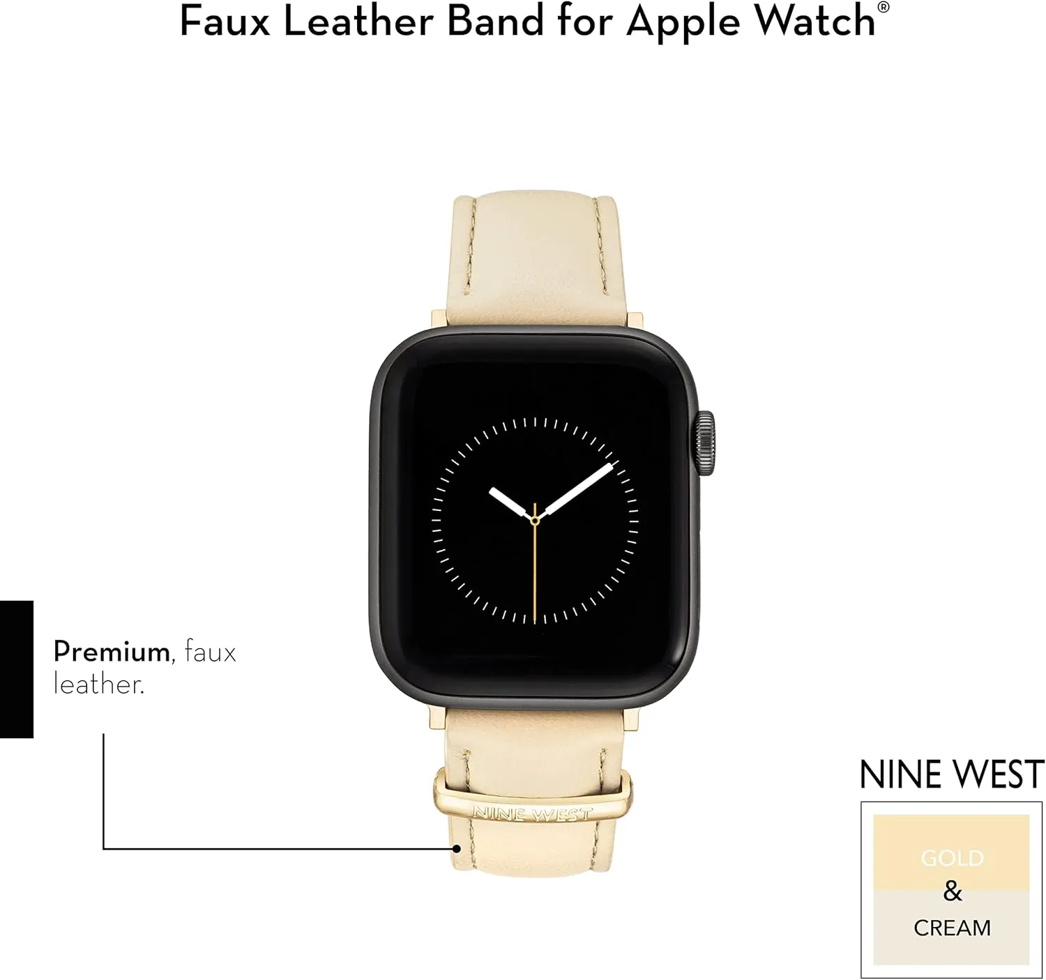 Band for Apple Watch Secure, perfume today betray chagrin concise Adjustable NINE WEST Fashion Strap 