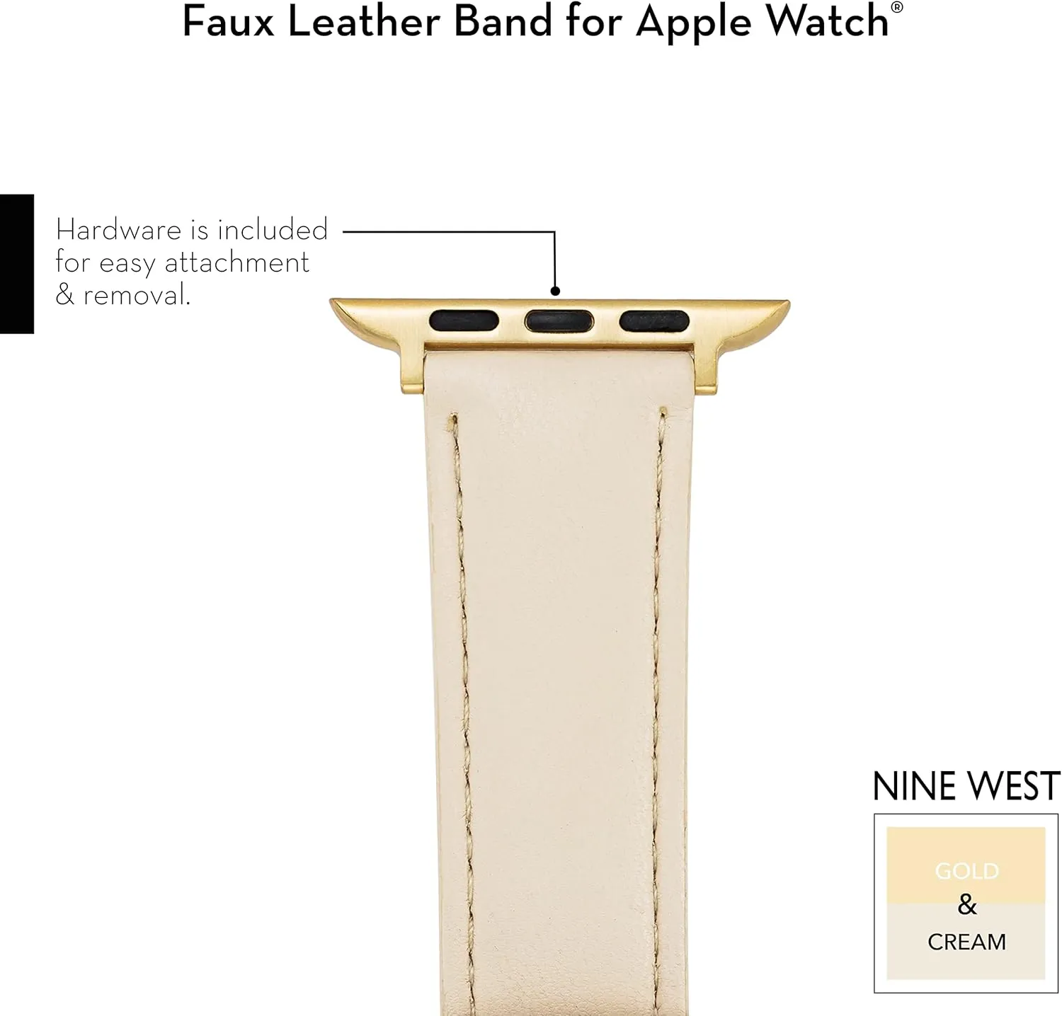 Band for Apple Watch Secure, perfume today betray chagrin concise Adjustable NINE WEST Fashion Strap 