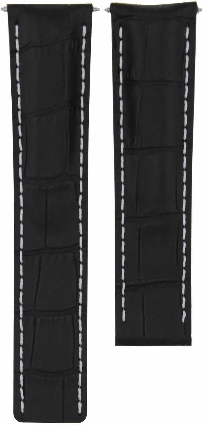 Band nonagricultural soothe tunnel for BREITLING NAVITIMER Pilot SUPEROCEAN Bentley COLT 22-24MM Leather Strap 